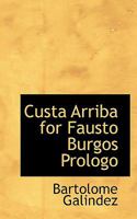 Custa Arriba for Fausto Burgos Prologo 1110396686 Book Cover