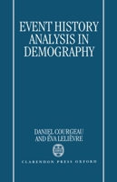 Event History Analysis in Demography 0198287380 Book Cover
