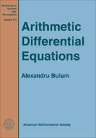 Arithmetic Differential Equations (Mathematical Surveys and Monographs) 0821838628 Book Cover