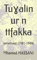 Tu?alin ur n ttfakka: tamedyezt (1981-1988) (Catalan Edition) B0F4PHW69V Book Cover