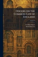 Odgers on the Common Law of England 1025877969 Book Cover