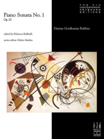 Piano Sonata No. 1, Op. 25 1569394288 Book Cover