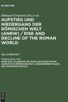 Religion (Hellenistisches Judentum in Romischer Zeit, Ausgenommen Philon Und Josephus [forts.]) (AUFSTIEG UND NIEDERGANG DER ROMISCHEN WELT) (German Edition) 3110112310 Book Cover