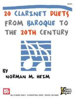 20 Clarinet Duets from Baroque to the 20th Century 0786607491 Book Cover