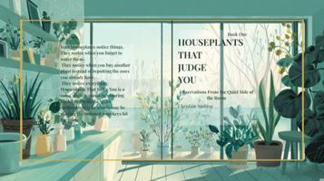 Houseplants That Judge You: What They Say When You Leave the Room (The Anti-Social Plant Club) B0GHK6NKP7 Book Cover