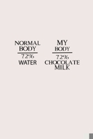 Normal Body 72% Water My Body 72% Chocolate Milk: My Prayer Journal, Diary Or Notebook For milk lover. 110 Story Paper Pages. 6 in x 9 in Cover. 1698989512 Book Cover