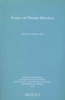 Essays on Thomas Hoccleve 2503854044 Book Cover