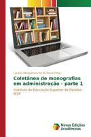 Coletanea de Monografias Em Administracao - Parte 1 6130169000 Book Cover