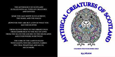 Mythical Creatures of Scotland: Coloring for your Inner Child 1967075050 Book Cover