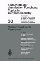 Nuclear Quadrupole Resonance 3540057811 Book Cover