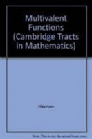 Multivalent Functions 0521052386 Book Cover