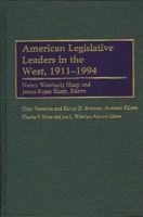 American Legislative Leaders in the West, 1911-1994 031330212X Book Cover