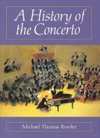 A History of the Concerto (Korean Version) 0931340616 Book Cover