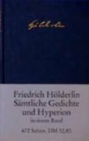 Sämtliche Gedichte und Hyperion 3458169504 Book Cover