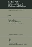 Interactive Decision Analysis 3540133542 Book Cover