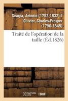 Traité de l'opération de la taille 2019321521 Book Cover