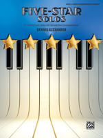 Five-Star Solos, Bk 1: 11 Colorful Solos for Early Elementary to Elementary Pianists 1470626373 Book Cover