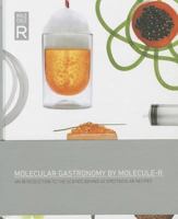 Molecular Gastronomy by Molecule-R 0992111013 Book Cover