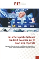 Les effets perturbateurs du droit boursier sur le droit des contrats: La naturalisation et la modélisation du contrat dans l'environnement boursier marocain 6203424552 Book Cover