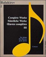 Balakirev: Piano Complete III (Music Scores) 9639059617 Book Cover