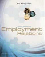 Employment Relations Theory And Practice 0070135320 Book Cover