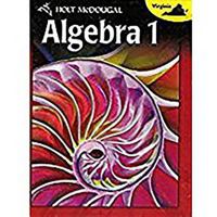 Holt McDougal Algebra 1: Student Edition 2012 0547501501 Book Cover