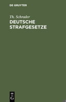 Deutsche Strafgesetze 3111156796 Book Cover
