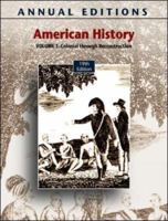 Annual Editions: American History, Volume 1, 19/e (Annual Editions American History) 0073516007 Book Cover