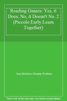 Reading Games: Yes it does, no it doesn't 0330300970 Book Cover