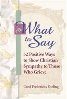 What to Say 0570053072 Book Cover