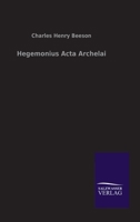 Hegemonius Acta Archelai 3846046906 Book Cover