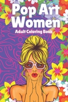 POP ART WOMEN: Adult Coloring Book B08S2LPVZ6 Book Cover