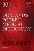 Dorland's Pocket Medical Dictionary (Dorland's Pocket Medical Dictionary, 25th ed) 0721657389 Book Cover