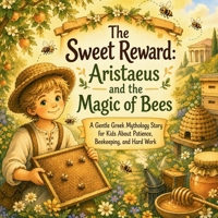 The Sweet Reward: Aristaeus and the Magic of Bees: A Gentle Greek Mythology Story for Kids About Patience, Beekeeping, and Hard Work (Legends of Olympus) B0HFK5MN1V Book Cover