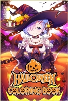 Halloween Coloring Book: Anime Halloween Coloring Book For a Happy Halloween - Naruto, One piece, Dragon ball, Bleach. B08KH3T4VS Book Cover