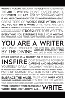 Writing Journal For Writers, Journalists & Poets | The Writing Manifesto — Blank Lined Notebook: Motivational Quotes to Inspire Writing and Cure Writer’s Block B0857CFLSS Book Cover