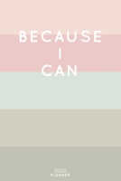 Because I Can: Cute Inspirational Quote Planner 2020 - 6x9 100 Pages with Calendar + US and UK Holidays + Monthly and Weekly Organizer + Habit Tracker and Password Keeping Notebook 1698521243 Book Cover