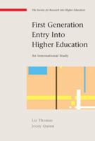 First Generation Entry into Higher Education 0335217907 Book Cover