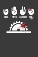 Rock Paper Scissors Table Saw: Perfect Notebook For Man And Woman. Cute Cream Paper 6*9 Inch With 100 Pages Notebook For Writing Daily Routine, Journal and Hand Note 1702316254 Book Cover