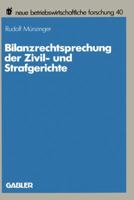 Bilanzrechtsprechung Der Zivil- Und Strafgerichte 3409116095 Book Cover