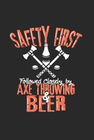 Axe Throwing & Beer: Notebook Compact 6 x 9 inches Recipe Book 120 Cream Paper (Diary, Notebook, Composition Book, Writing Tablet) 167086197X Book Cover