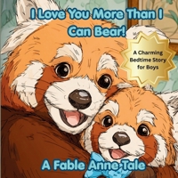 Red Panda Bear, I Love You More Than I Can Bear (Boys) B0GX7LJQCZ Book Cover