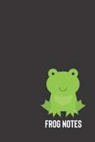 frog notes: small lined Woodland Animals Notebook / Travel Journal to write in (6'' x 9'') 120 pages 1709654937 Book Cover