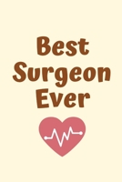 Best Surgeon Ever: Surgeon Gifts for Men, Surgeon Gifts for Women, Thank you Gifts for Surgery, Cancer Thanks Surgery Thank You Surgeon Appreciation Gifts for Doctor Medical Thanks 1696150973 Book Cover