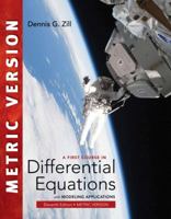 A First Course in Differential Equations (Prindle, Weber and Schmidt Series in Mathematics)