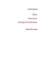 Über Simenons traurige Geschichten (German Edition) 3749714339 Book Cover