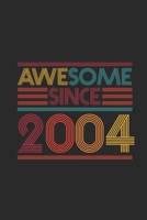 Awesome Since 2004: Graph Ruled Notebook - Journal for Birthday Gift Idea 1699137293 Book Cover