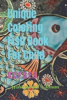 Unique Coloring Fish Book For Child: U.C.F.B.F.C. B0BBD8LVBN Book Cover