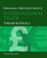 International Trade: Theory and Policy 0133423670 Book Cover