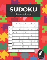 SUDOKU Level 4 Hard: 320 Easy Sudoku with Answers B091WM9L4V Book Cover